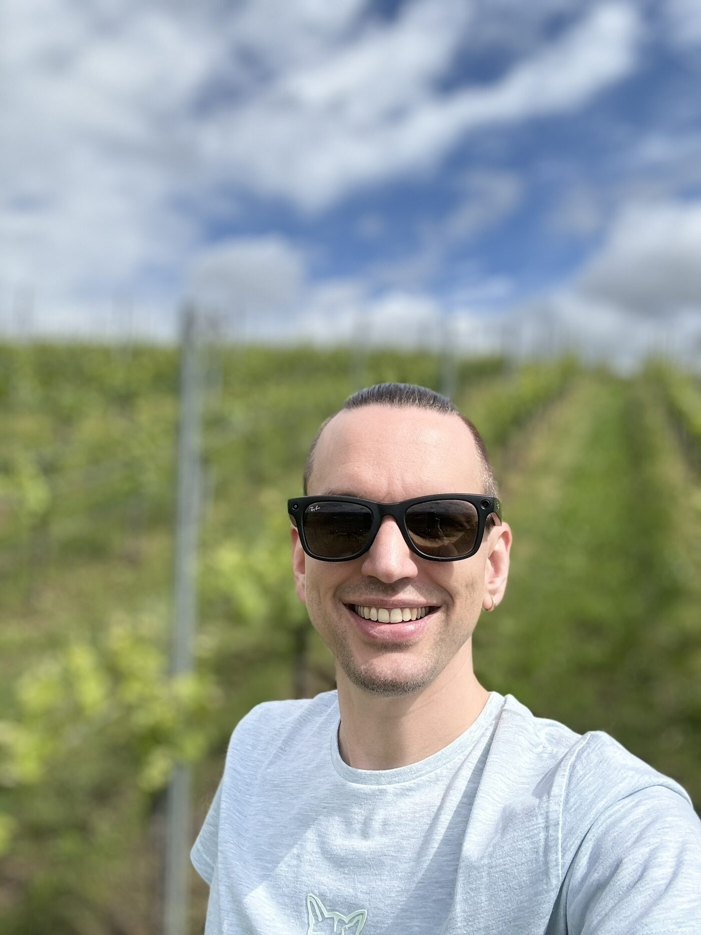 Nico beim Ausdünnen